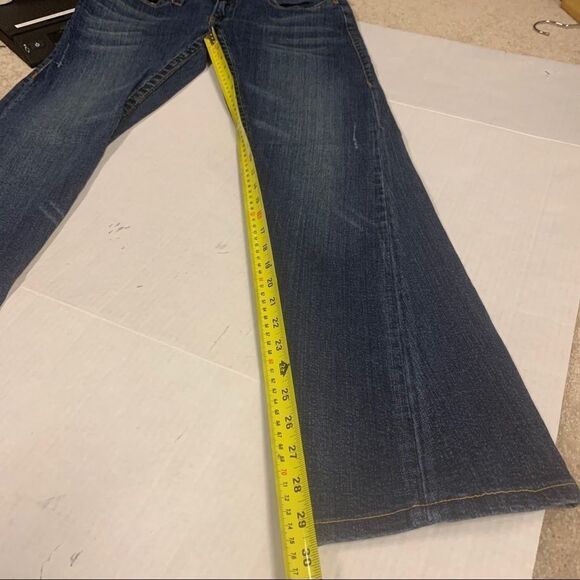 True Religion Medium Wash Julie Trouser/Wide Leg - Picture 11 of 13